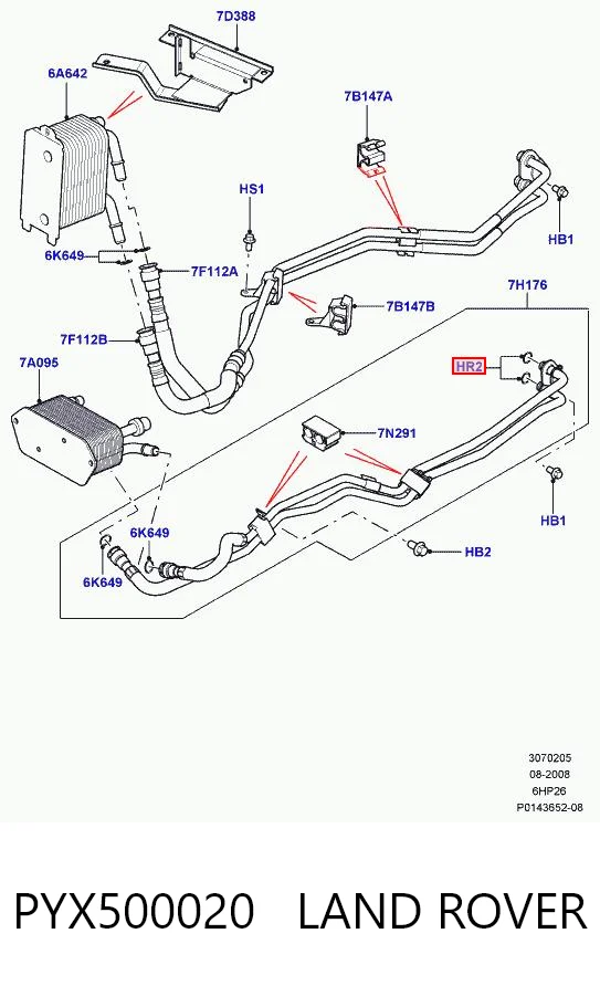 PYX500020 Land Rover