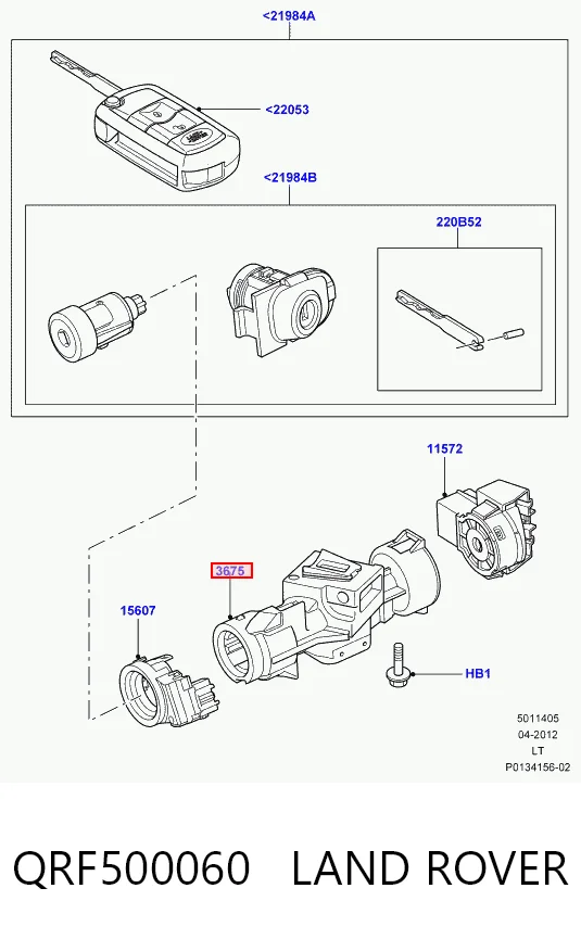 Stacyjka zapłonowa Land Rover Discovery III SUV (LR3) (2004 - 2009) cena, od 63,02 USD