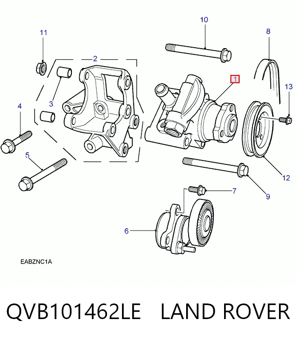 Do koszyka Pompa wspomagania hydraulicznego kierownicy Land Rover Freelander I L314