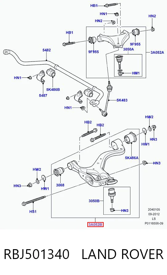 RBJ501340 Land Rover