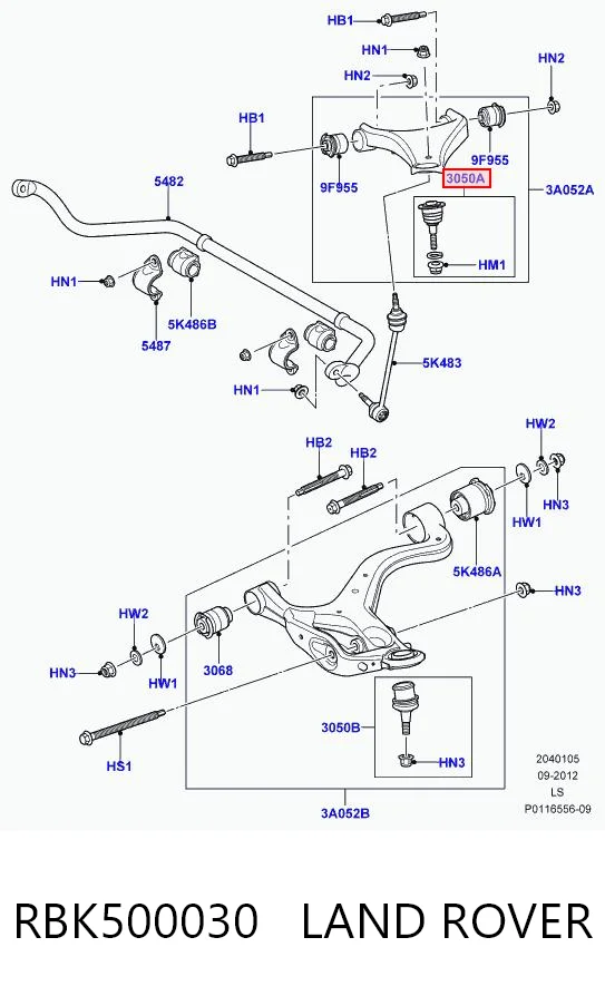 RBK500030 Land Rover