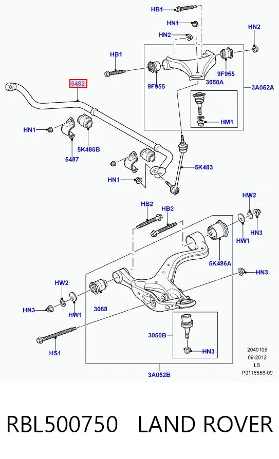 Kupić Stabilizator przedni Land Rover Discovery III LR3 w dobrej cenie