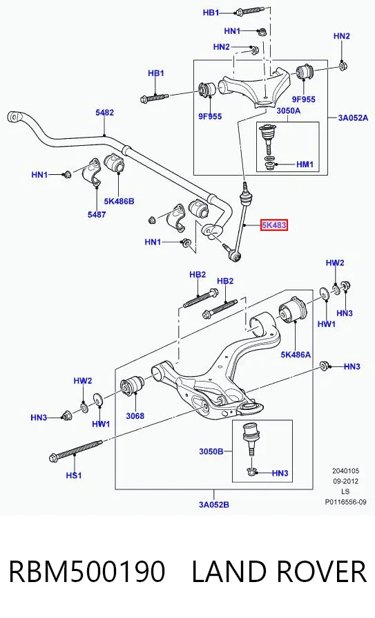 RBM500190 Land Rover