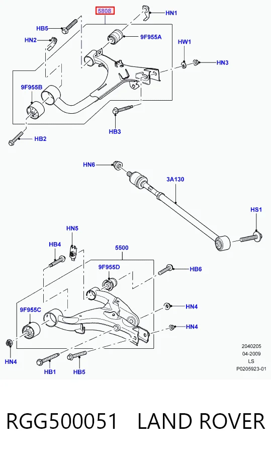 RGG500051 Land Rover