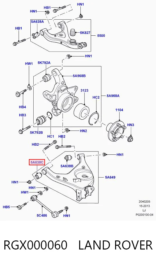RGX000060 Land Rover