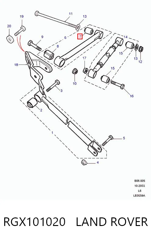 RGX101020 Land Rover