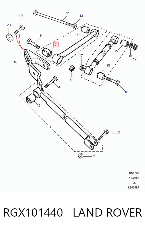 RGX101440 Land Rover