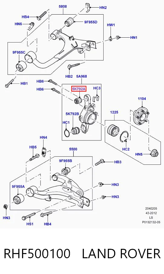 RHF500100 Land Rover