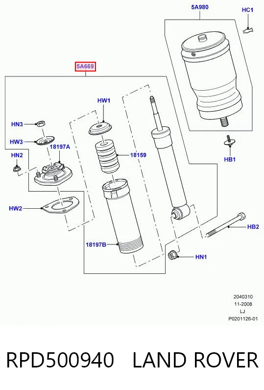 RPD500940 Land Rover