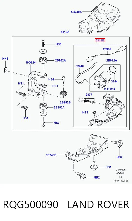 RQG500090 Land Rover