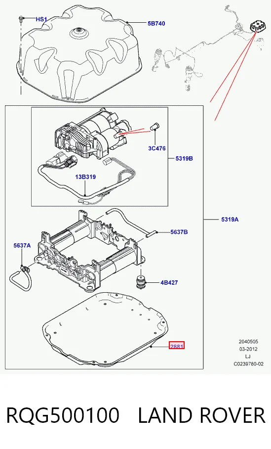 RQG500100 Land Rover