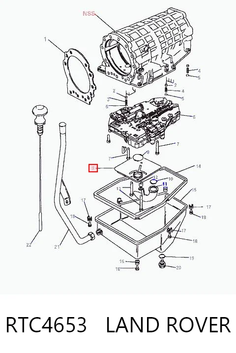  Filtr automatycznej skrzyni biegów Land Rover Range Rover 2