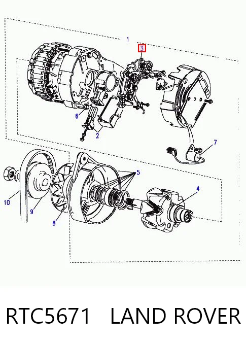 Mostek prostowniczy alternatora = Moster diodowy alternatora Profit 71320721 cena, od 15,21 USD