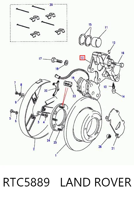 RTC5889 Land Rover