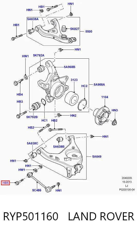 RYP501160 Land Rover