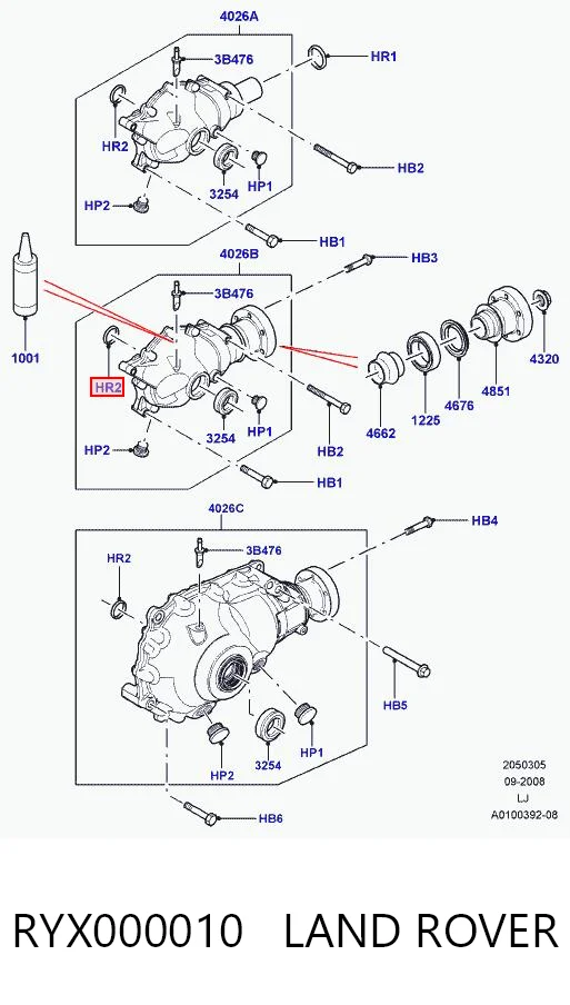 RYX000010 Land Rover