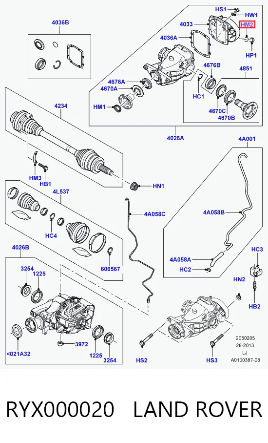51M4244 John Deere Uszczelka napinacza łańcucha rozrządu