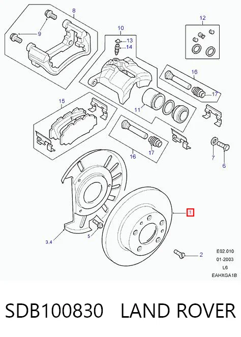 SDB100830 Land Rover