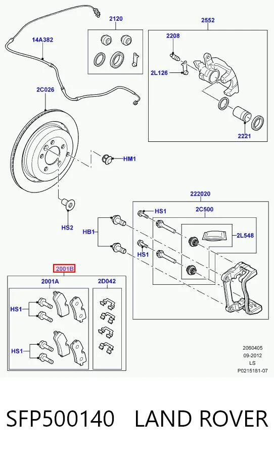 SFP500140 Land Rover