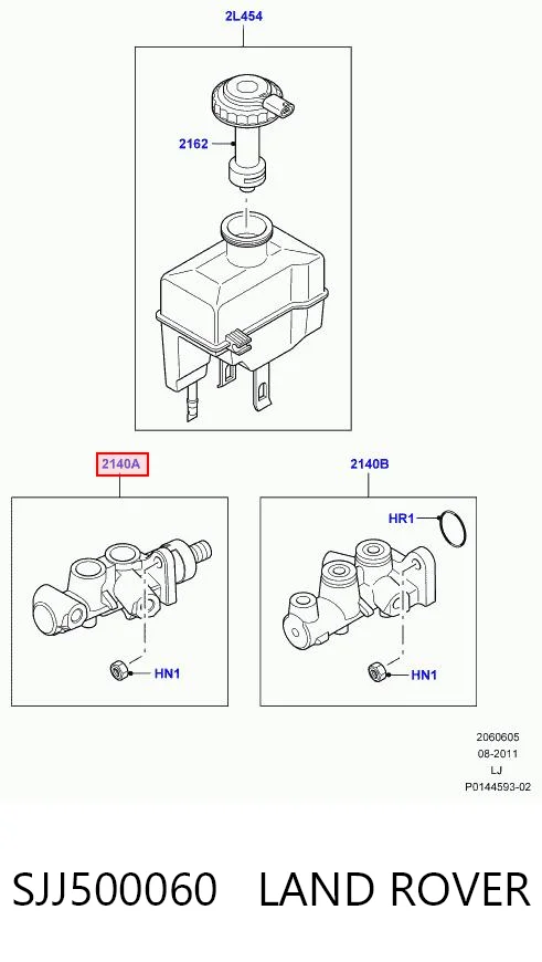 Kupić Główny cylinder hamulców Land Rover Range Rover III L322 w dobrej cenie