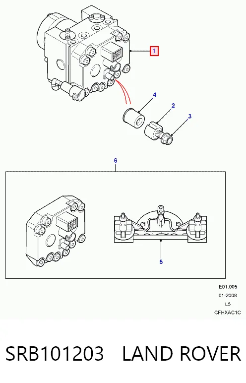 Sterownik ABS  hydrauliczny Land Rover Discovery II SUV (LJ ,LT) (1998 - 2004) cena, od 4497,50 USD
