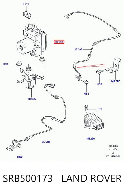 SRB500173 Land Rover