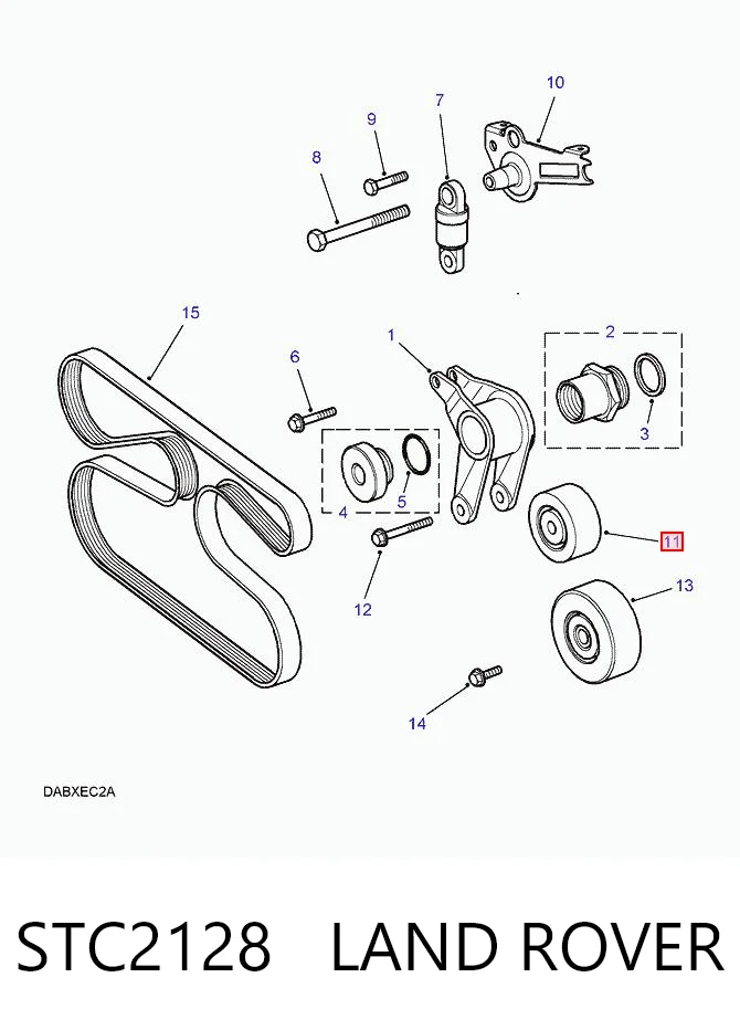 Rolka napinacza paska napędowego Opel Omega B sedana (25, 26, 27) (1994 - 2005) cena, od 19,15 USD