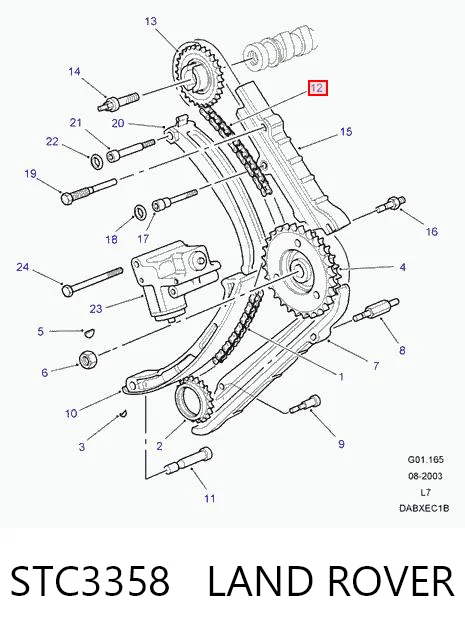 Kupić Łańcuch rozrządu Land Rover Range Rover II LP, P38A w dobrej cenie
