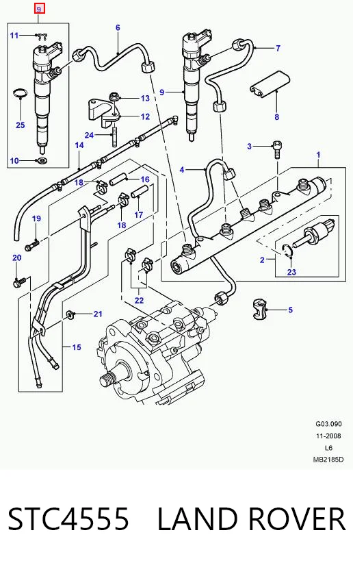 Wtryskiwacz paliwa Land Rover Freelander I SUV (L314) (1997 - 2006) cena, od 123,04 USD