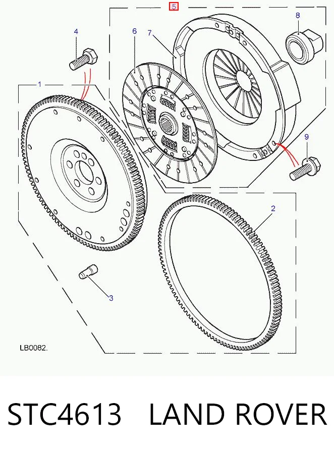 Zestaw sprzęgła (3 części) Rover 400 