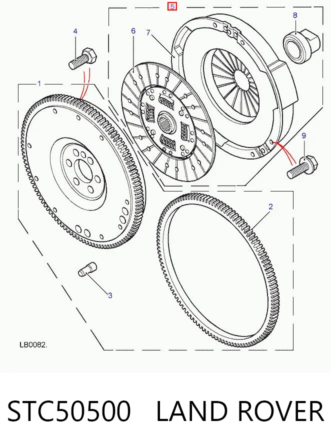 Zestaw sprzęgła (3 części) do Rover 400  RT