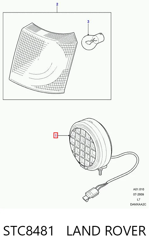 Kupić Lampa przeciwmgielna lewa/prawa Land Rover Range Rover II LP, P38A w dobrej cenie