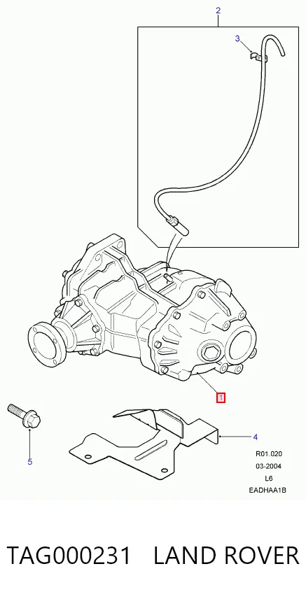 Do koszyka Skrzynia rozdzielcza Land Rover Freelander I L314
