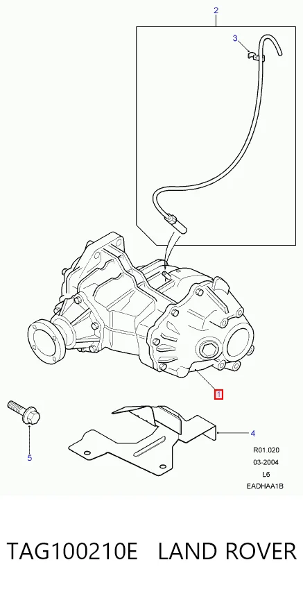 Skrzynia rozdzielcza Land Rover Freelander I