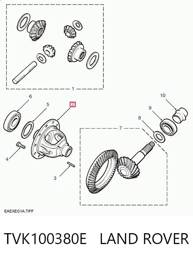 Reduktor mostu tylnego Land Rover Freelander I SUV (L314) (1997 - 2006) cena, od 12,02 USD