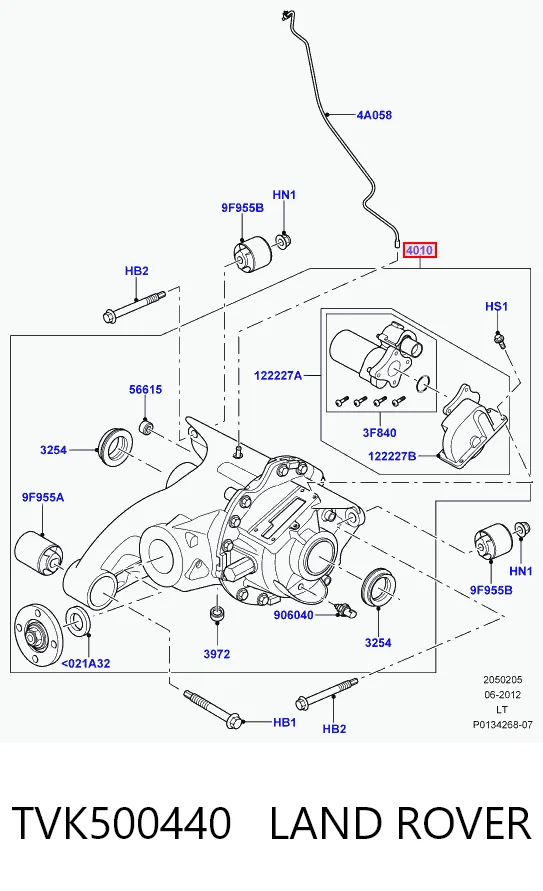 Reduktor mostu tylnego do Land Rover Range Rover L320