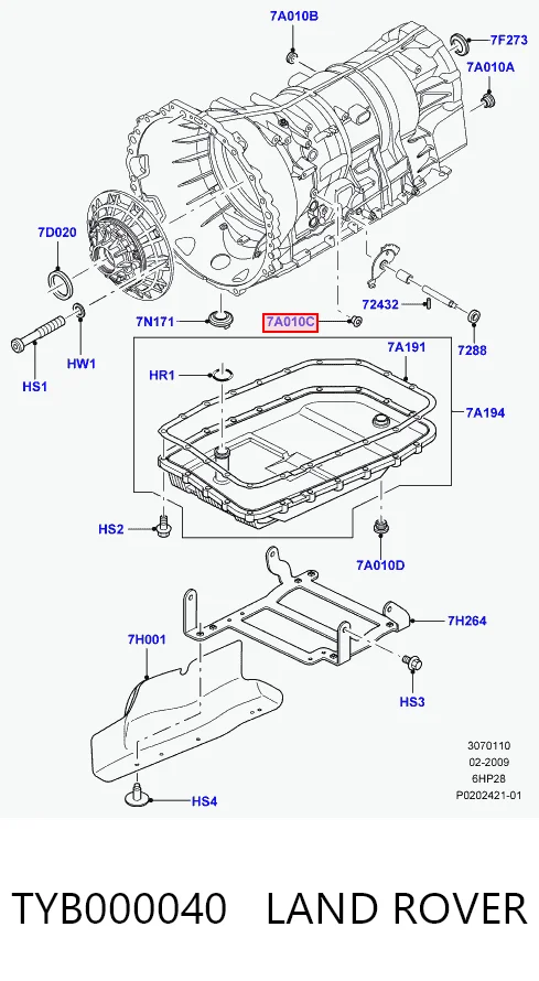 TYB000040 Land Rover