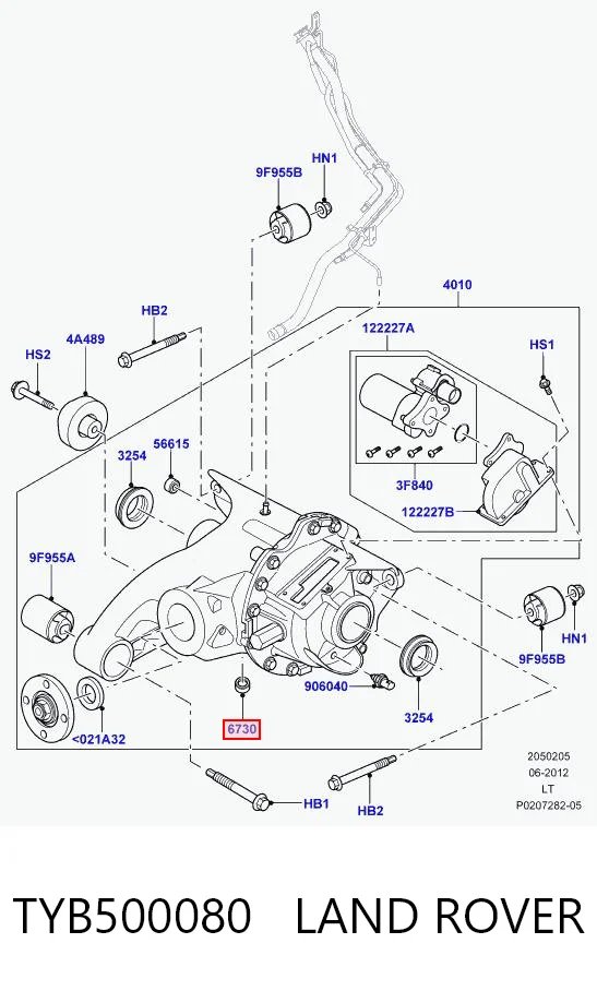 TYB500080 Land Rover