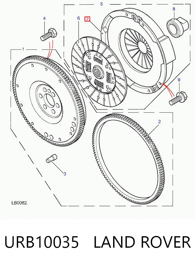 Docisk sprzęgła do Land Rover Freelander I L314