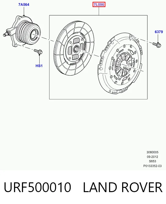 Kupić Zestaw sprzęgła (3 części) Land Rover Discovery III LR3 w dobrej cenie