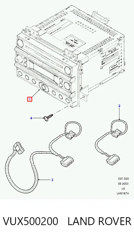 Radioodtwarzacz (radio AM/FM) Land Rover Freelander I SUV (L314) (1997 - 2006) cena, od 147,12 USD
