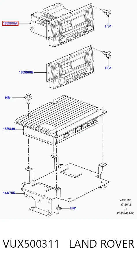 Radioodtwarzacz (radio AM/FM) Land Rover Range Rover SPORT I SUV (L320) (2005 - 2013) cena, od 278,84 USD