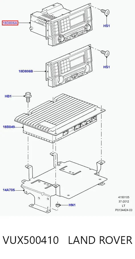  Radioodtwarzacz (radio AM/FM) Land Rover Range Rover 