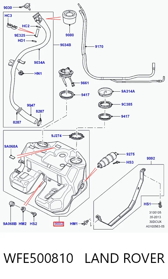 Kupić Zbiornik paliwa Land Rover Range Rover III L322 w dobrej cenie