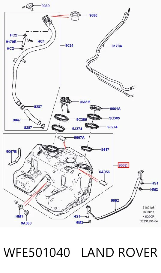 Kupić Zbiornik paliwa Land Rover Range Rover III L322 w dobrej cenie