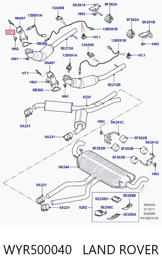 WYR500040 Land Rover