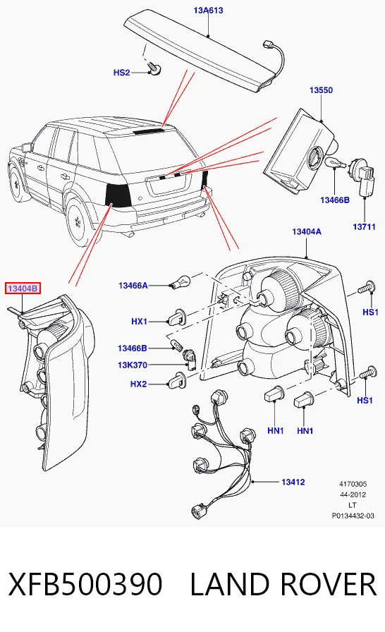 XFB500390 Land Rover