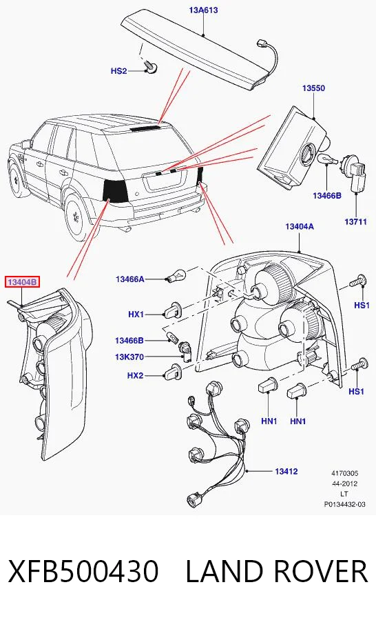 XFB500430 Land Rover