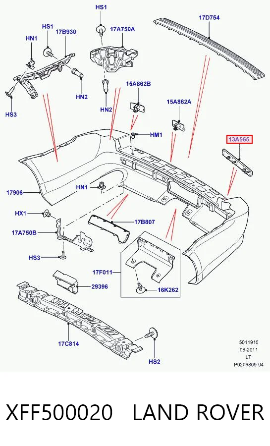 XFF500020 Land Rover