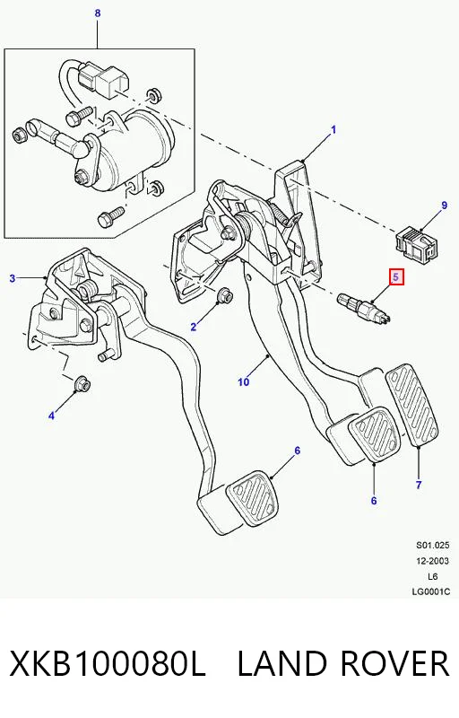 Do koszyka Czujnik włącznika świała stop Opel Kadett E 35, 36, 45, 46
